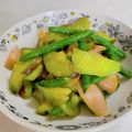 へい♡ゆー♡'s cooksnap of when they made なす/いんげん/魚肉ソの甘辛味噌炒め.
