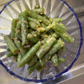Reo14☆'s cooksnap of when they made 簡単いんげんのごま和え.
