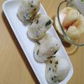 よちりん's cooksnap of when they made しそチー焼おにぎり～ゆず胡椒.