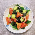 コムギ大好き's cooksnap of when they made 簡単★わかめと胡瓜とトマトの中華サラダ.