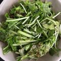。かのこ。's cooksnap of when they made 水菜サラダ.