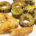 Nya6nya6's cooksnap of when they made ささみとゴーヤのカレー揚げ焼き.