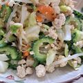 NEKOほっぺ's cooksnap of when they made ゴーヤ入り野菜と豚肉の味噌炒め.