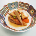 バカリャウ's cooksnap of when they made 長芋とごぼう天の旨煮.