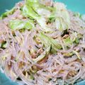 Penpen7's cooksnap of when they made レタスときゅうりの春雨サラダ.