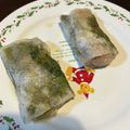 mi2sa9's cooksnap of when they made ライスペーパーで豚肉とチーズの包み焼き.