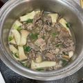 ringo728's cooksnap of when they made 牛肉とネギのスープ【風邪予防にも】.