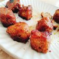 ☆まめたん☆'s cooksnap of when they made 簡単節約☆豚ひき肉のサイコロステーキ。.