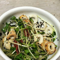 冷蔵庫レスキュー隊's cooksnap of when they made 袋で一発！かいわれ大根とちくわの梅和え.