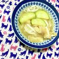 ふたごゆき's cooksnap of when they made つるり♪ズッキーニと油揚げ・素麺の味噌汁.