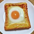 ＊なぁ＊'s cooksnap of when they made 1枚でまんぷく！悪魔の月見トースト♪.