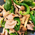 くーー〜's cooksnap of when they made 豚こまとピーマンの焼肉のたれ炒め＊.