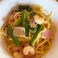 sakuradesu's cooksnap of when they made アスパラとベーコンのバター醤油パスタ.