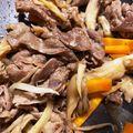 あたむ❤189's cooksnap of when they made 牛肉と舞茸と小松菜のオイスターソース炒め.