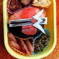 熊のふ〜さん's cooksnap of when they made キャラ弁 仮面ライダーＷ.