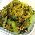 stot's cooksnap of when they made 苦さ控えめ♪ご飯が進むツナ味噌ゴーヤ.