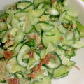 クック0IQ9LP☆'s cooksnap of when they made ごま好きが作る　きゅうりの梅おかか和え.