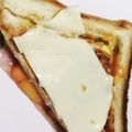 まぶたん's cooksnap of when they made 食パン1枚で作る、韓国風トースト.