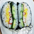 さおりらっくま's cooksnap of when they made すし飯で作る！簡単“おにぎらずし”.