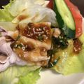 ばくだんむすめ's cooksnap of when they made ＊さっぱり！梅ダレ冷しゃぶサラダ＊.