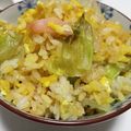 nuupi☆'s cooksnap of when they made 冷凍ごはんでハムと卵のチャーハン.