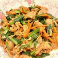 悠LOVE航's cooksnap of when they made 町中華のスタミナ飯（天下一風スタ飯）.