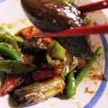 くな♥'s cooksnap of when they made なすとピーマンのベーコン入り鍋しぎ.