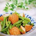 Satoco❋'s cooksnap of when they made 簡単☆ささげ豆と丸天の煮物.