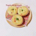 まあまま☆0403's cooksnap of when they made アメリカンドッグ味のカップケーキ.