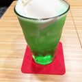 amysvoba's cooksnap of when they made 懐かしメロンクリームソーダ♪.