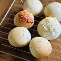 yesmama's cooksnap of when they made 胡麻プチパン　チーズIN.