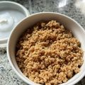 kanagohaan's cooksnap of when they made 我が家の鶏そぼろ♪お弁当にも.