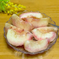 ルパンのかあさん☆彡's cooksnap of when they made 手でむけちゃう桃の皮.