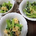みきんたちゃん's cooksnap of when they made 簡単美味しい小松菜と炒り卵のおひたし.
