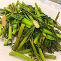 Martha775's cooksnap of when they made 調味料3つだけ！ シンプルな 空芯菜炒め.