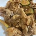 yumeクック's cooksnap of when they made 豚肉とズッキーニのピリ辛味噌マヨ炒め.