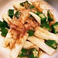 33smile33's cooksnap of when they made 長芋とオクラの和え物.