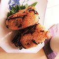 chako106HM's cooksnap of when they made いかの塩辛としそ昆布のおにぎり♪.