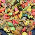 NEKOほっぺ's cooksnap of when they made ズッキーニとパプリカの野菜炒め：サブジ.