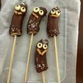 けぴchoco's cooksnap of when they made 簡単可愛いおやつ♡チョコバナナくん.