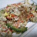 きらり流れ星's cooksnap of when they made ゴーヤと豚コマ肉のにんにく風味味噌炒め♪.