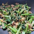 おと♪♪'s cooksnap of when they made 小松菜＆卵＆ツナのウマウマ簡単炒め♡.