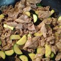 ラフロイグ31年's cooksnap of when they made 豚肉とズッキーニのピリ辛味噌マヨ炒め.