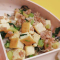 9mmbear's cooksnap of when they made 離乳食完了期 厚揚げとニラのそぼろ炒め.