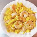 柊＿＿'s cooksnap of when they made ＊お家で簡単中華　海老と卵の炒め＊.