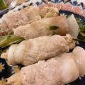 風花。。's cooksnap of when they made 野菜の肉巻き★みそ味★レンジでチン.