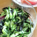 ざじよ's cooksnap of when they made きゅうりのごま油と韓国のりの和え物。.