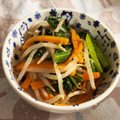 にゃんこりんご's cooksnap of when they made 焼肉のたれで簡単！レンジで小松菜ごま和え.