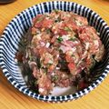 ognnirMM's cooksnap of when they made うまい！マグロでなめろう♪.