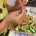 クック26PAK7☆'s cooksnap of when they made 簡単！お惣菜屋さんの中華風春雨サラダ.